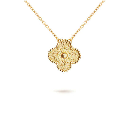 [LunaMar]15MM CLOVER FLOWER PENDANT NECKLACE COLLECTION