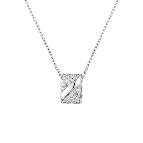 [LunaMar]LIENS EVIDENCE DIAMOND PAVED NECKLACE
