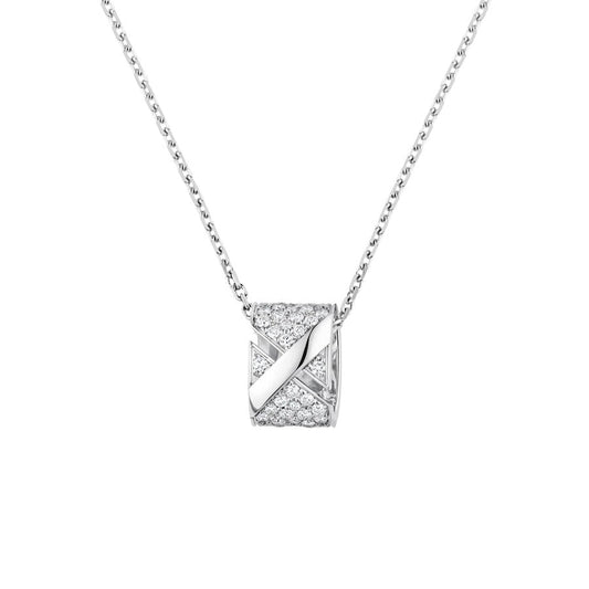 [LunaMar]LIENS EVIDENCE DIAMOND PAVED NECKLACE