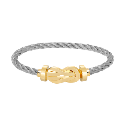 [LunaMar]LARGE 8-FIGURE BUCKLE BRACELET - GOLD
