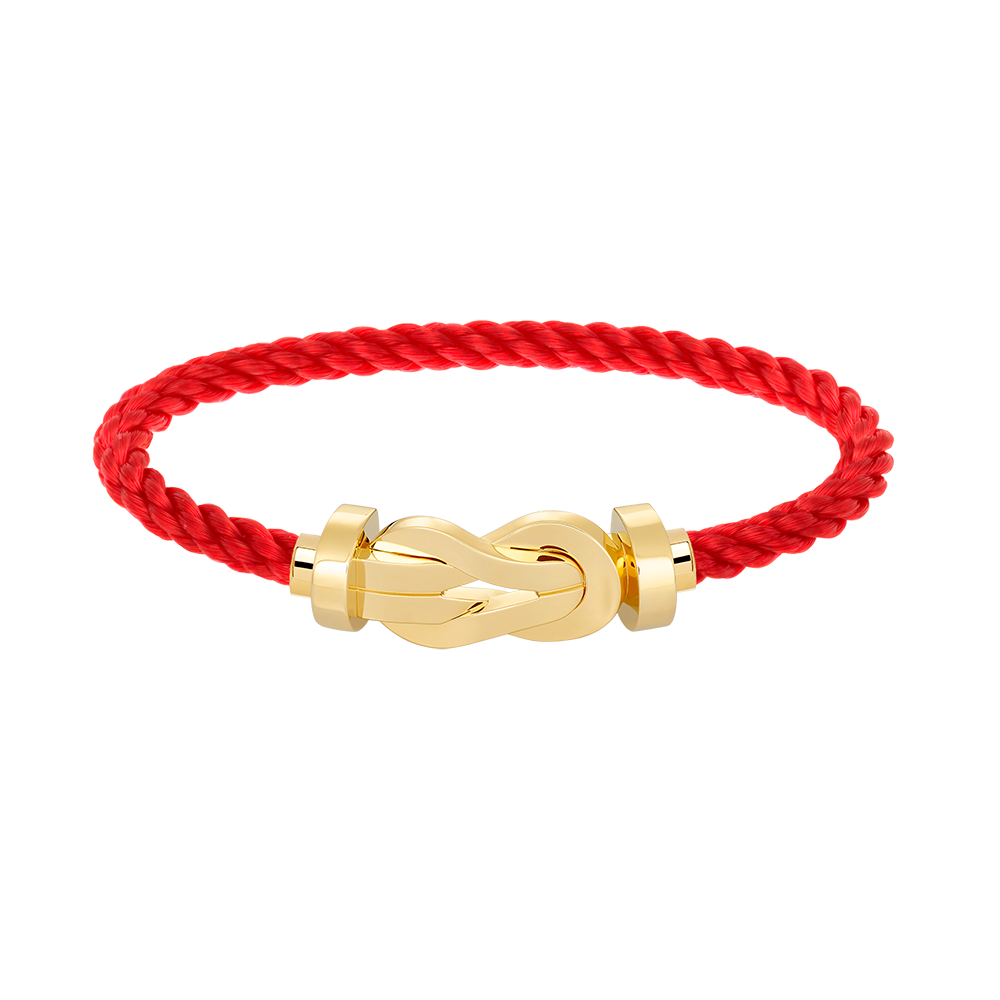 [LunaMar]LARGE 8-FIGURE BUCKLE BRACELET - GOLD