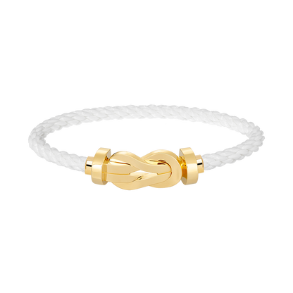 [LunaMar]LARGE 8-FIGURE BUCKLE BRACELET - GOLD