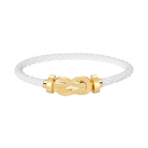 [LunaMar]LARGE 8-FIGURE BUCKLE BRACELET - GOLD
