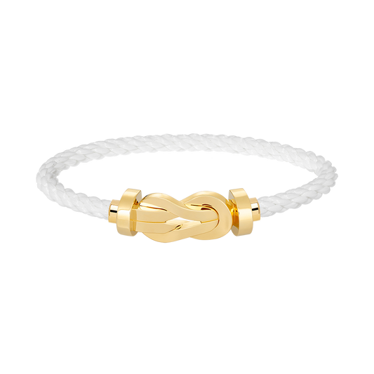 [LunaMar]LARGE 8-FIGURE BUCKLE BRACELET - GOLD