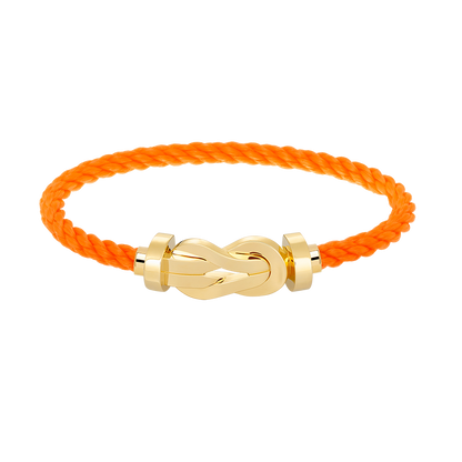 [LunaMar]LARGE 8-FIGURE BUCKLE BRACELET - GOLD