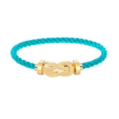 [LunaMar]LARGE 8-FIGURE BUCKLE BRACELET - GOLD
