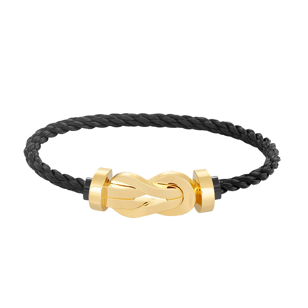 [LunaMar]LARGE 8-FIGURE BUCKLE BRACELET - GOLD