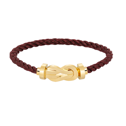 [LunaMar]LARGE 8-FIGURE BUCKLE BRACELET - GOLD