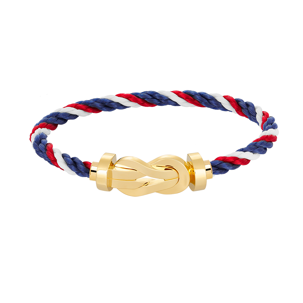 [LunaMar]LARGE 8-FIGURE BUCKLE BRACELET - GOLD