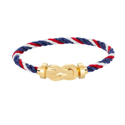 [LunaMar]LARGE 8-FIGURE BUCKLE BRACELET - GOLD