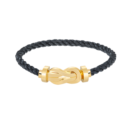 [LunaMar]LARGE 8-FIGURE BUCKLE BRACELET - GOLD