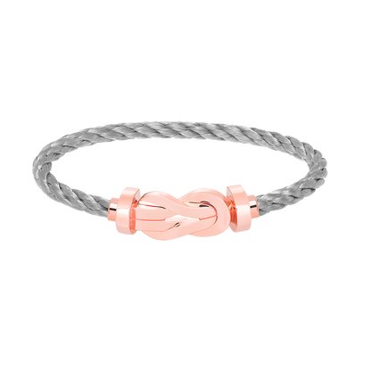 [LunaMar]LARGE 8-FIGURE BUCKLE BRACELET - ROSE GOLD