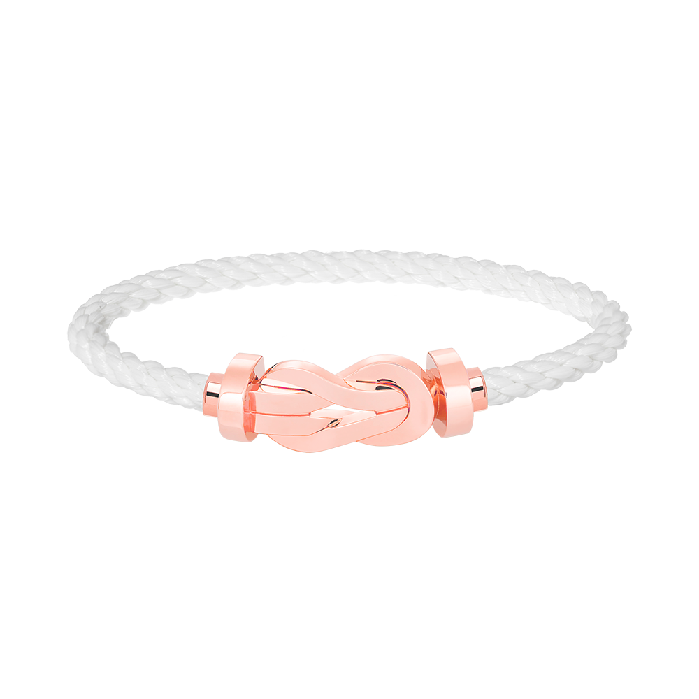 [LunaMar]LARGE 8-FIGURE BUCKLE BRACELET - ROSE GOLD