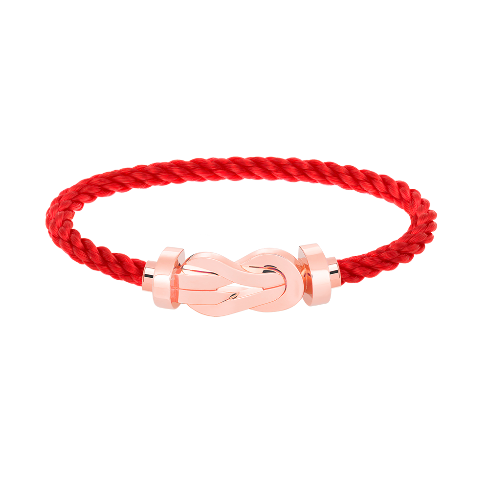 [LunaMar]LARGE 8-FIGURE BUCKLE BRACELET - ROSE GOLD
