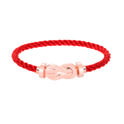 [LunaMar]LARGE 8-FIGURE BUCKLE BRACELET - ROSE GOLD