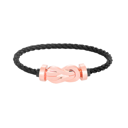 [LunaMar]LARGE 8-FIGURE BUCKLE BRACELET - ROSE GOLD