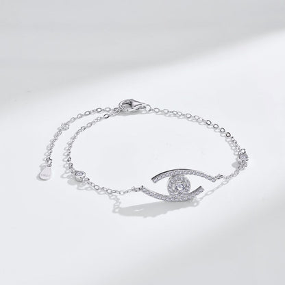 [LunaMar]LUCKY EYE PAVÉ-SET DIAMOND BRACELET