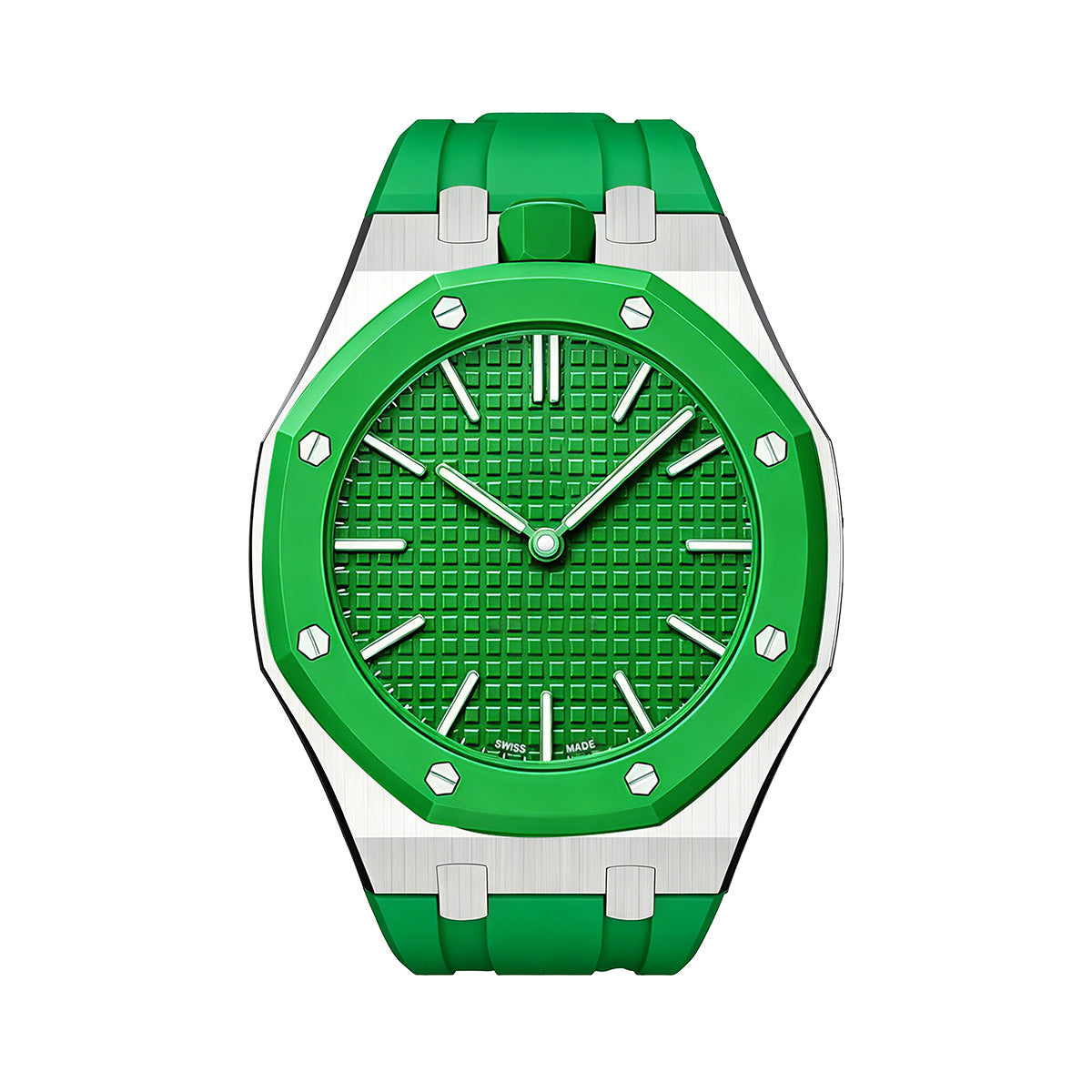 [LunaMar]ROYAL OAK POP EXCLUSIVE STEEL CASE & SILICONE STRAP
