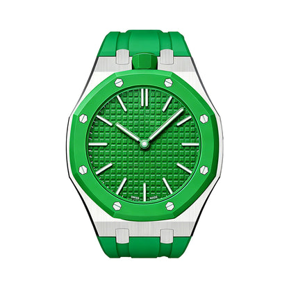 [LunaMar]ROYAL OAK POP EXCLUSIVE STEEL CASE & SILICONE STRAP