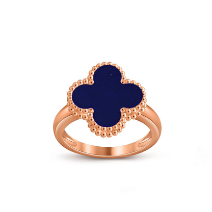 [LunaMar]LUCKY CLOVER VINTAGE ROSE GOLD RING COLLECTION
