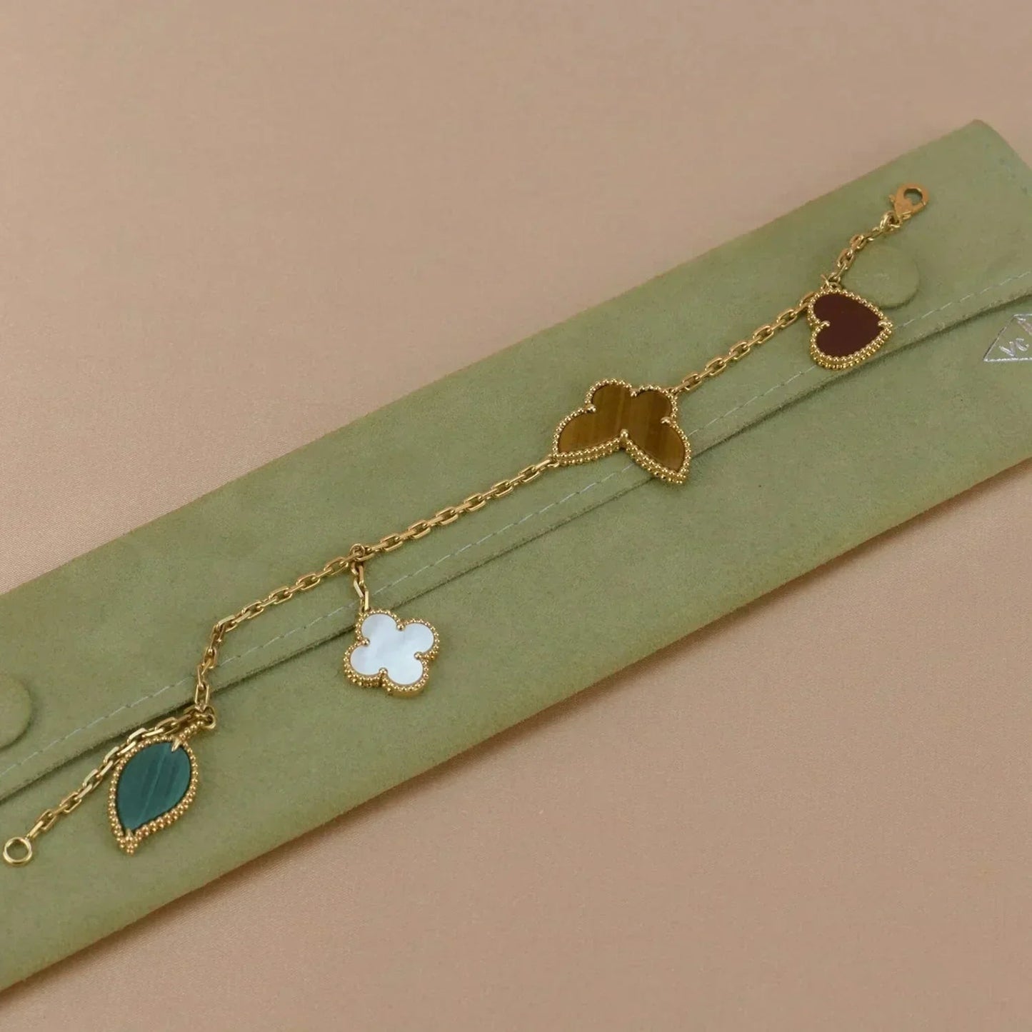[LunaMar]LUCKY NATURE MULTI-CHARM BRACELET