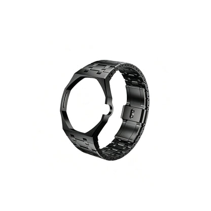 [LunaMar]OAK POP EXCLUSIVE BLACK STEEL STRAP