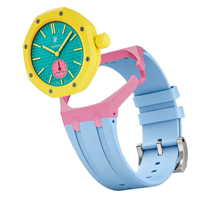 [LunaMar]Royal Oak Pop Exclusive Bioceramic Case & Silicone Strap Mix Color