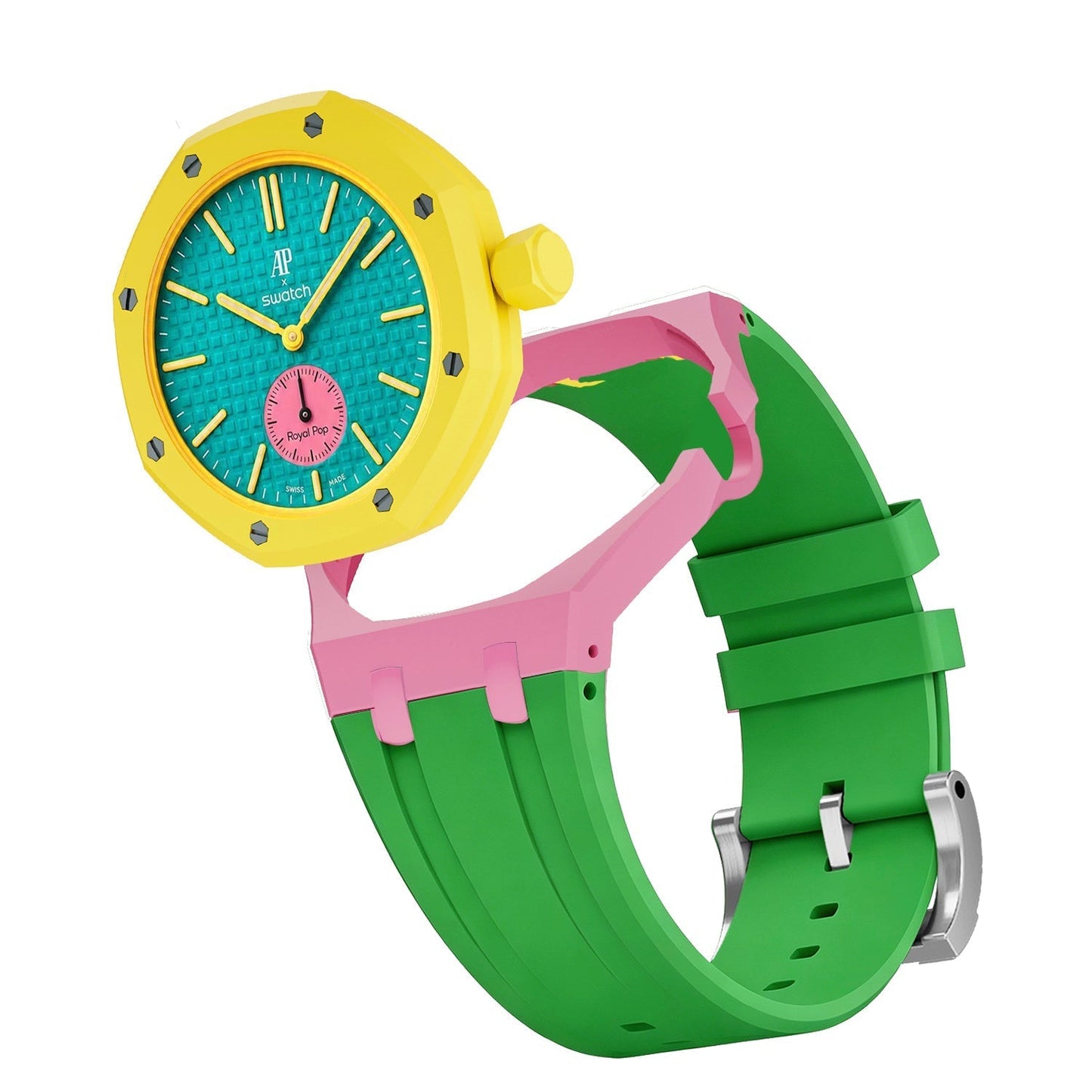 [LunaMar]Royal Oak Pop Exclusive Bioceramic Case & Silicone Strap Mix Color