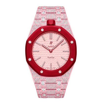 [LunaMar]Royal Oak Pop Exclusive Bioceramic Case & Bioceramic Strap Full Diamond