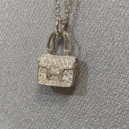 [LunaMar]CONSTANCE PEDANT DIAMOND NECKLACE