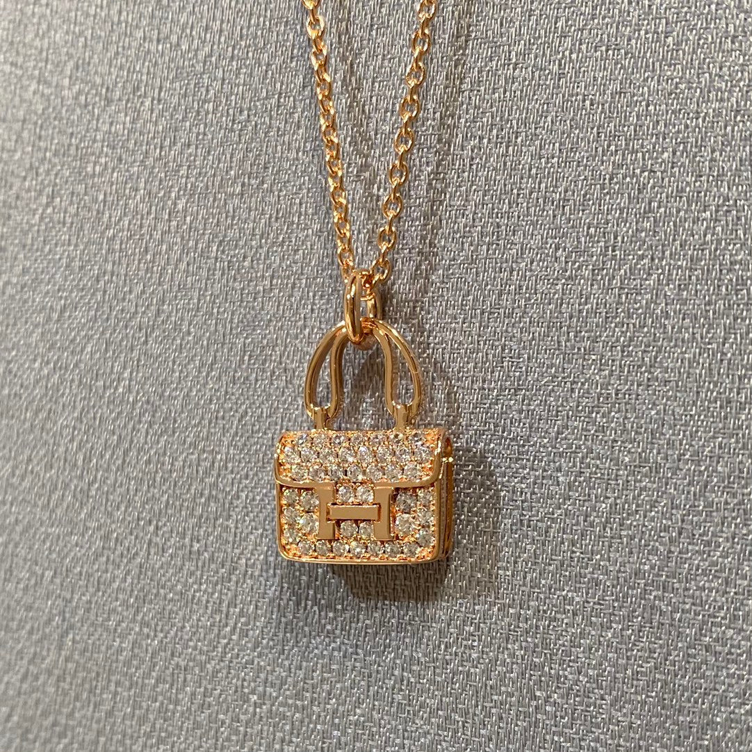 [LunaMar]CONSTANCE PEDANT DIAMOND NECKLACE