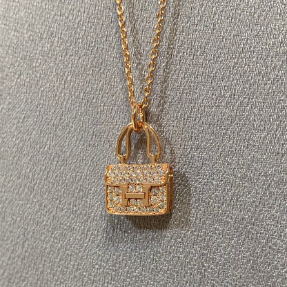 [LunaMar]CONSTANCE PEDANT DIAMOND NECKLACE
