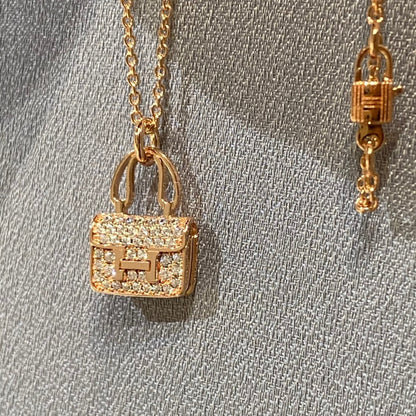 [LunaMar]CONSTANCE PEDANT DIAMOND NECKLACE