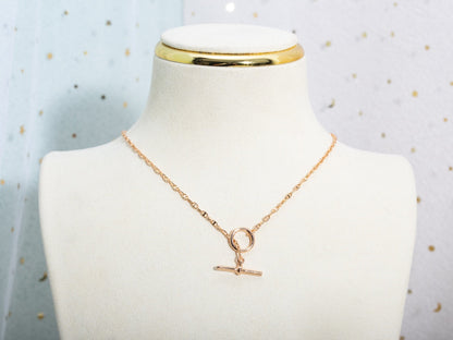 [LunaMar]ECHAPPEE NECKLACE ROSE GOLD