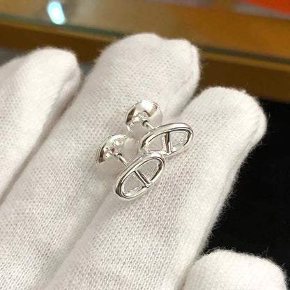 [LunaMar]CHAINE SMALL EARRINGS GOLD AND SILVER
