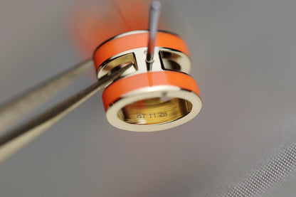 [LunaMar]MINI POP H EARRINGS ORANGE