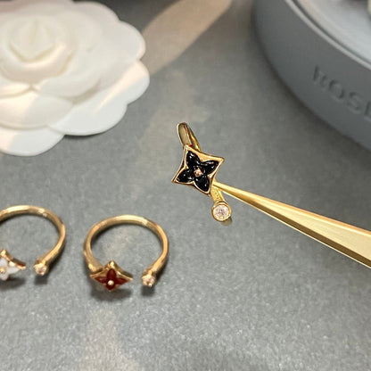 [LunaMar]STAR 1 DIAMOND OPEN RING