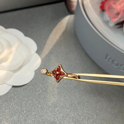 [LunaMar]STAR 1 DIAMOND OPEN RING