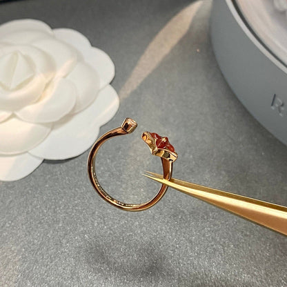 [LunaMar]STAR 1 DIAMOND OPEN RING