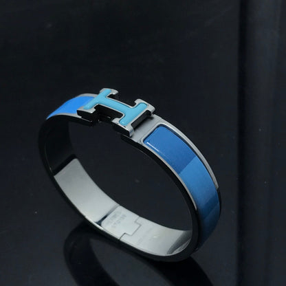 [LunaMar]H BRACELET BLUE RAINBOW CERAMIC