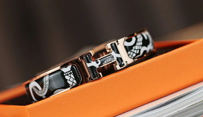 [LunaMar]H TARTAN BRACELET 12MM