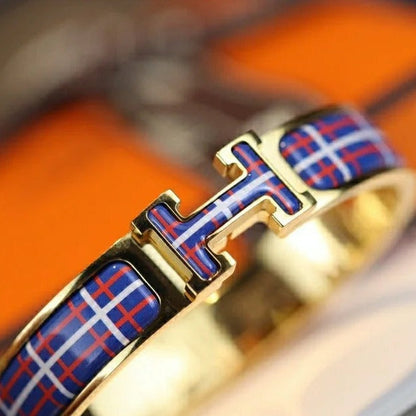 [LunaMar]H TARTAN BRACELET 12MM