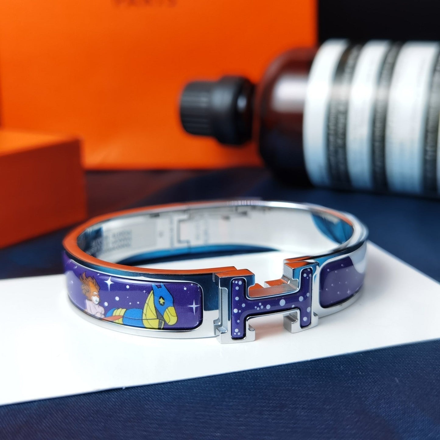 [LunaMar]H STAR AND MOON BRACELET 12MM