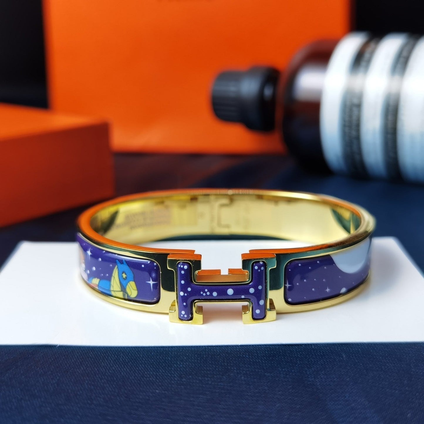 [LunaMar]H STAR AND MOON BRACELET 12MM