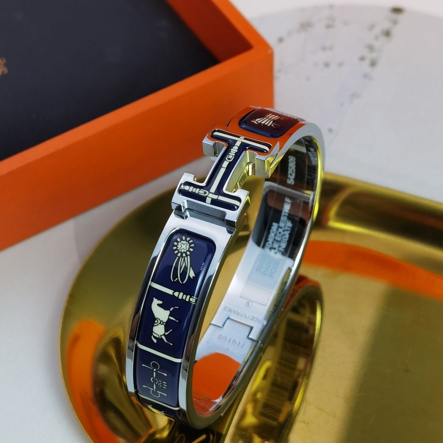 [LunaMar]H COUVERTURES DARK BLUE BRACELET