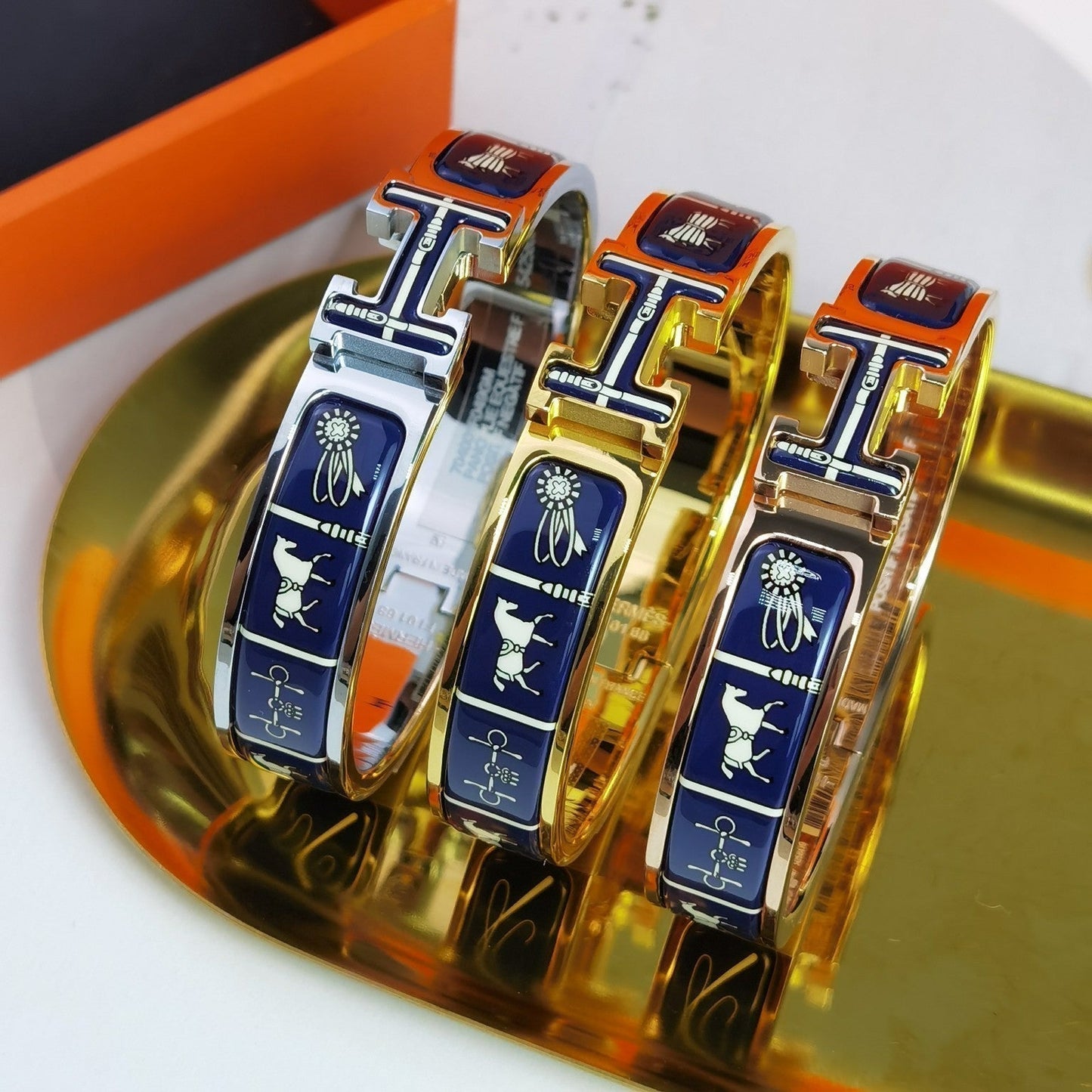 [LunaMar]H COUVERTURES DARK BLUE BRACELET