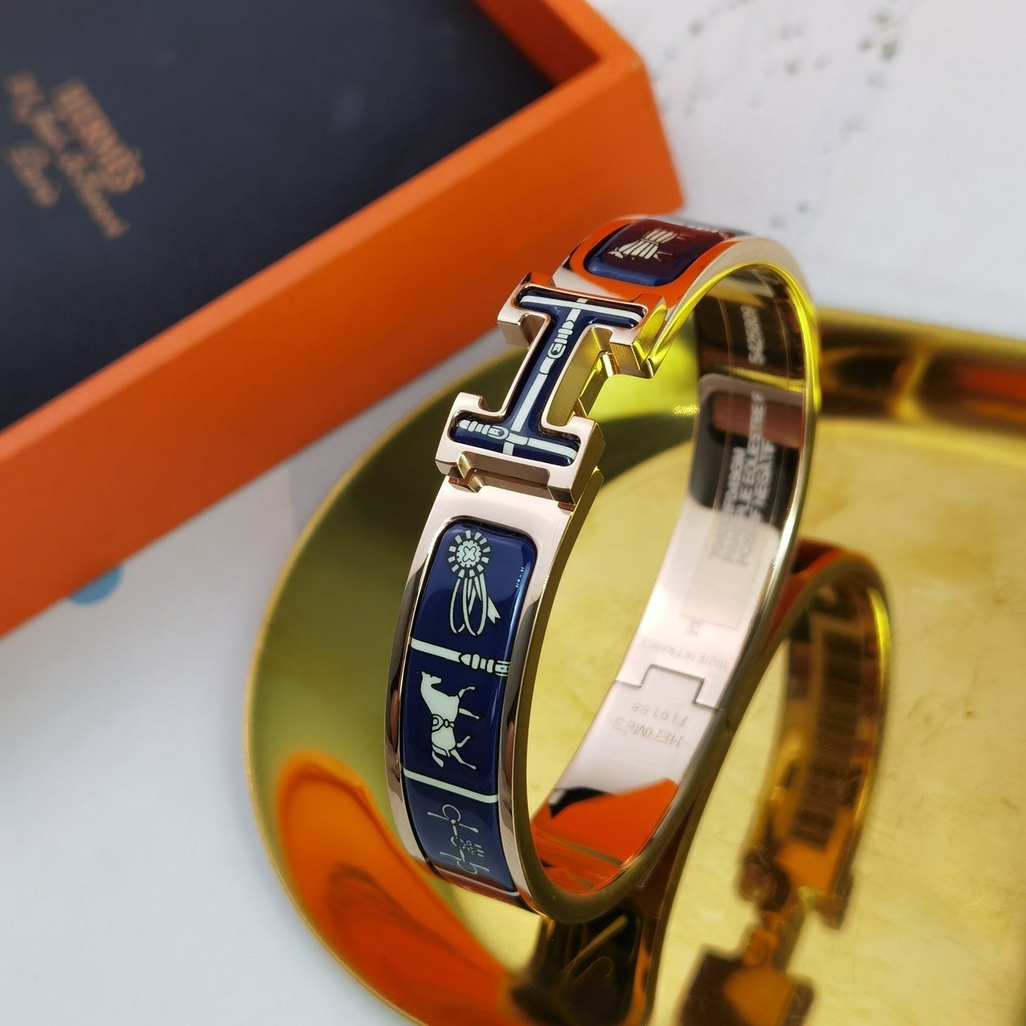 [LunaMar]H COUVERTURES DARK BLUE BRACELET
