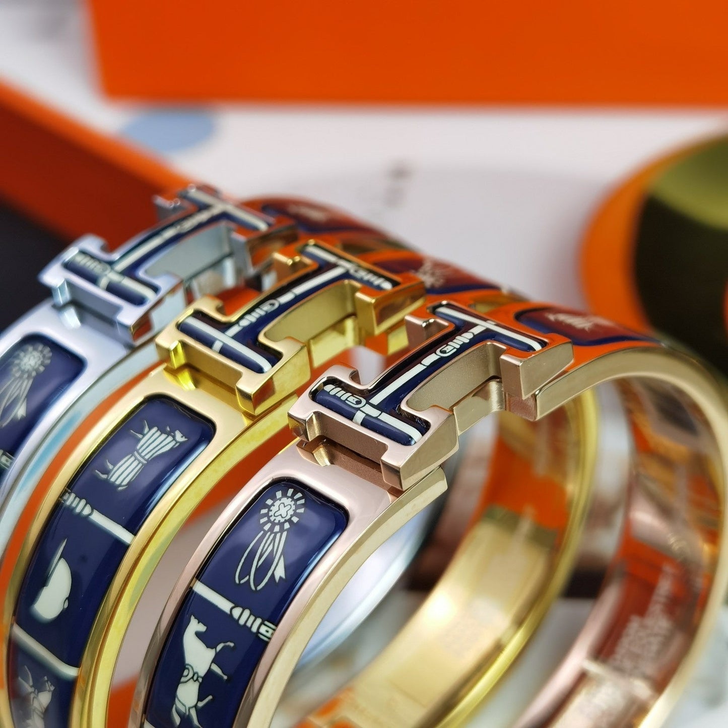 [LunaMar]H COUVERTURES DARK BLUE BRACELET