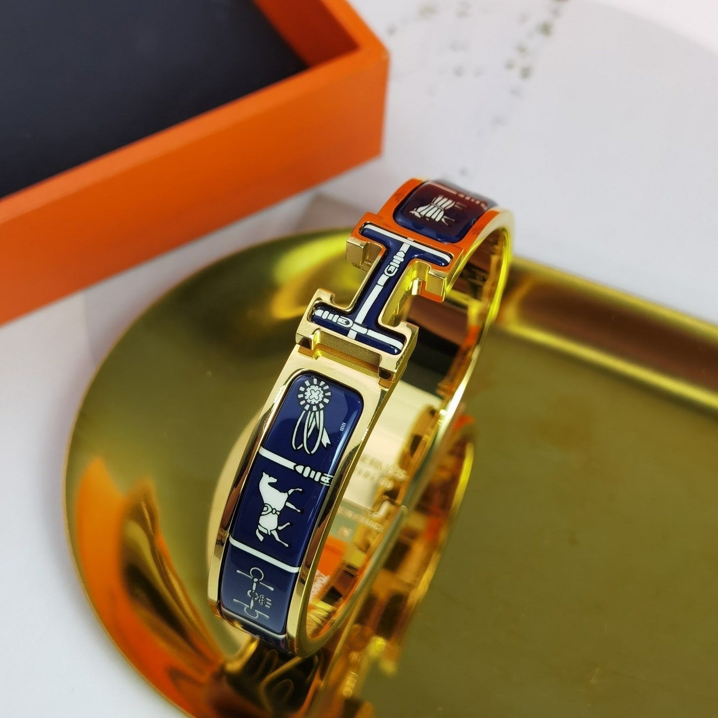 [LunaMar]H COUVERTURES DARK BLUE BRACELET