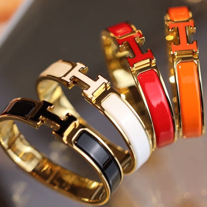 [LunaMar]H BRACELET 12MM GOLD